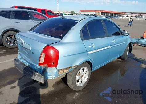 2006 Hyundai Accent Gls из США, поврежденный, VIN KMHCN46C66U050356